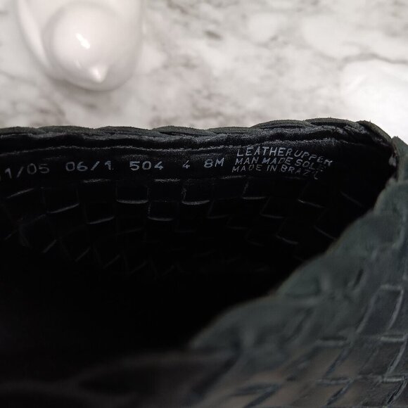 FRANCO SARTO Women's Black Leather Western Cowgirl Clogs Mules Slip On Size 8M - Picture 10 of 10